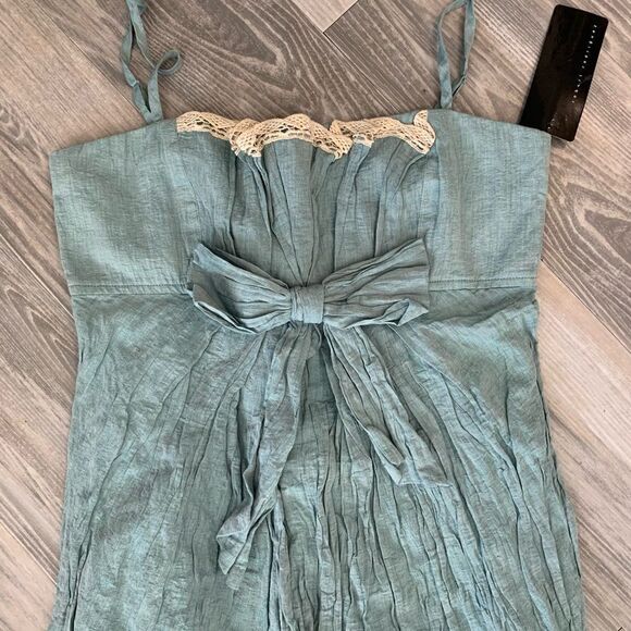 NWT Robert Rodriguez Blue Bow Dress size 6 - Picture 2 of 7